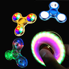 Fidget Spinner Plastic Light Up Fidget Spinners Glow In The Dark Spinner Toy For Children Kids Office Snitch Sensory Toys Autism Fidget Spinner Aliexpress