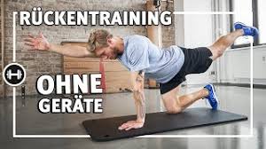 Ruckentraining Fur Zu Hause Ubungen Ohne Gerate Fitness Kraftsport Sport Thieme Youtube