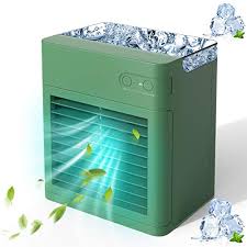 You can choose the different modes and the fan speed with the. Air Cooler Fan Personal Compact Evaporative Cooler Rechargeable Mini Air Conditioner Portable Air Conditioner Green 3 Wind Speed With 7 Colors Led Light Usb 2000 Mah Power Air Conditioner Fan Home