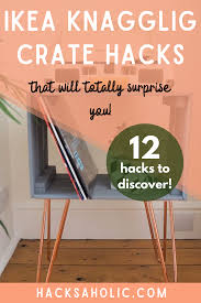 I recommend using at least 3. 12 Ikea Knagglig Crate Hacks That Show It S Amazing Versatility Hacksaholic Ikea Crates Ikea Crates