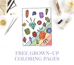 Gemstone coloring pages at getcolorings com free printable colorings to print and color steven universe characters garnet page : Free Gemstones Coloring Page Shrimp Salad Circus