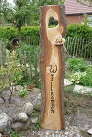 1431933026 110 Holz Kreativ Turschild Holz Gartendeko Holz