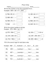 Place Value Worksheet Free 2nd Grade Math Worksheets 4th Grade Math Worksheets Math Worksheets