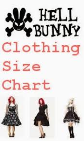 I Am Alternative Hell Bunny Clothing Size Chart
