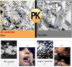 Yoker 40mm Clear Crystal Ball Prisms Pendant Feng Shui Suncatcher  Decorating Hanging Faceted Prism Balls (Pack of 8) : Amazon.in: Garden &  Outdoors