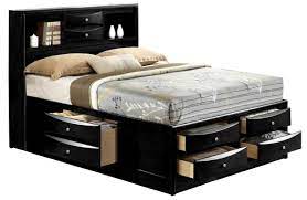 Best adjustable bed (buying guide). Crown Mark Furniture Emily Captain S King Bed In Black