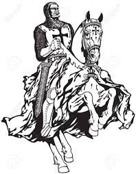 Immagine vettoriale stock 64089583 a tema farfalle. Mittelalterlicher Ritter Der Templerordnung Die Ein Pferd Im Galopp Reitet Schwarz Weiss Tattoo Vektor Illustration Lizenzfrei Nutzbare Vektorgrafiken Clip Arts Illustrationen Image 79068798