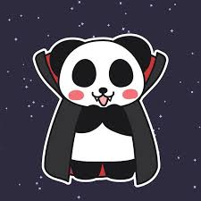 Jpandakuma On Instagram Vampire Panda Vampire Panda Pandakuma Halloween Panda Art Panda Love Cartoon Panda