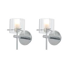 They can also be treated to become fireproof and bulletproof, thus ensuring safety. Set Of 2 Chrome Bathroom Wall Lights Baxenden Better Bathrooms