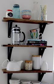 diy kitchen shelves the style eater