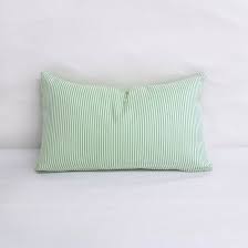 When you choose outdoor cushions made from sunbrella fabric, rest assured that the performance fabric is made to resist both mold and mildew. Buy Indoor Outdoor Duralee Sunbrella Spring Green Light Side 20x12 Vertical Stripes Throw Pillow Quick Ship