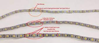 Led şeritlerden ziyade led ampül almak istiyorum. Serit Ledlerde 3 Cip Tek Cip Farki