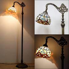 Visit our online catalog or our showroom in buffalo ny. Tiffany Vintage Brass Floor Lamp Bowl Shade One Head Stained Glass Floor Light For Dining Table Beautifulhalo Com