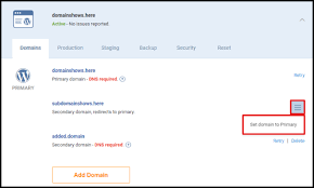 Change Wordpress Site Primary Domain Vodien Sg Knowledge Base