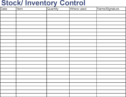 Stock Inventory Management Excel Template Inventory Management Templates Inventory Management Excel Templates