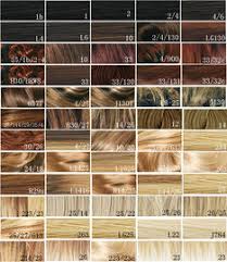 Synthetic Blonde Hair Color Chart Hair Dye Color Chart