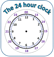 Convert 12 hour time format to 24 hour clock time format, how to calculate 12h am and pm clock time to 24h time including time conversion table. 24 Hour Clock Conversion Worksheets