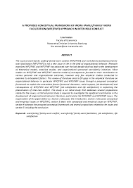 It is contrasted with an empirical study, one that analyzes data, whether quantitative (numerical, e.g now, to answer a question you didn't ask but maybe you imply: Pdf A Proposed Conceptual Framework Of Work Family Family Work Facilitation Approach In Inter Role Conflict Lina Anatan Academia Edu
