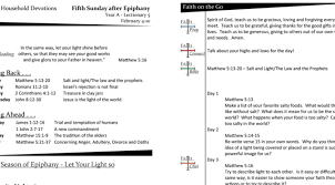 Try and write between 10 and 20 words on each pot. Light Faith Formation Journeys