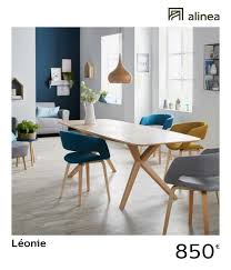 Comment bien aménager une salle à manger. Table De Repas Extensible Plaquee Chene 8 A 10 Places Leonie Table Extensible Fauteuil Salle A Manger Table Salle A Manger Meuble Salle A Manger