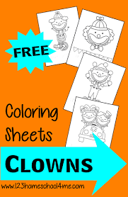 Print out the file on a4 or letter size paper or cardstock. Free Circus Clown Coloring Sheets For Kids