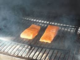 Alder Smoked Salmon In Wood Bbq Pellet Smoker Grill Pellet Grill Recipes Bbq Pellet Smoker Wood Pellet Recipes