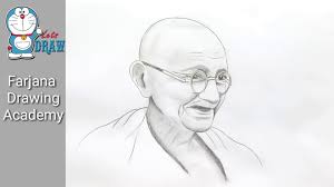 It looks like you're using artstation from europe. How To Draw Mahatma Gandhi Step By Step Art Wala Adda Video Dailymotion