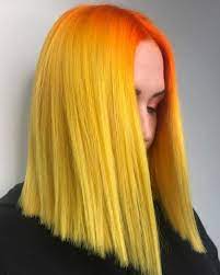 21 Surprisingly Trendy Yellow Hair Color Ideas Natural Dark Hair Brown Hair Dye Hair Highlights