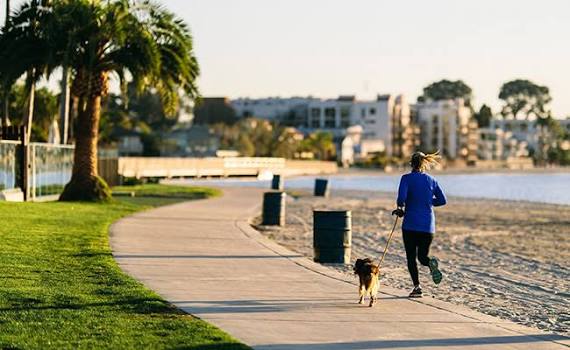 Best Running Trails in San Diego | Bahia Resort Hotel
