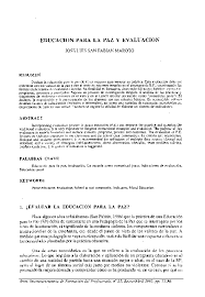Check spelling or type a new query. Pdf Educacion Para La Paz Y Evaluacion Jose Luis San Fabian Maroto Academia Edu