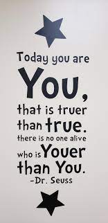 Dr Seuss Reminding Us That We Are All Unique And Special In Our Uniqueness There Is No One Who Is Inspirational Quotes For Kids Seuss Quotes Positive Quotes