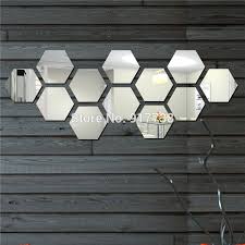 Give your home a classy and elegant appearance with the hexagon wall mirror. Hot Model Simple Hexagon 100 120mm 12pcs Set Diy Acrylic Mirror Wall Stickers Home Decoration Crystal Mirror Wall Decor Bedroom Mirror Decor Mirror Wall Decor