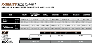 Precise Knee Size Chart 2019