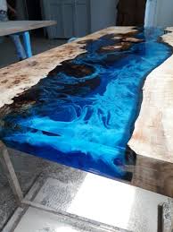 Poplar Wood Epoxy Resin Table Made In Turkey Epoxy Wood Table Wood Resin Table Wood Table Design