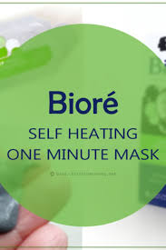 Biore Charcoal Self Heating One Minute Mask Biore Self Heating One Minute Mask Christina Truong Biore Charcoal Face Mask Self