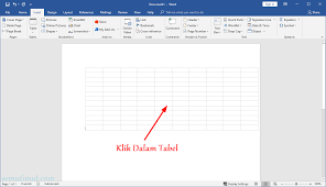 Ini Dia Cara Membuat Tabel Pada Microsoft Word Dan Cute766