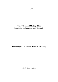 We did not find results for: Https Www Aclweb Org Anthology 2020 Acl Srw Pdf