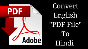 Conversion from english to hindi and other indian languages. How To Convert English Pdf File To Hindi Youtube