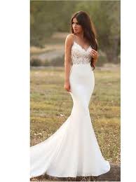 Discount Rustic Mermaid See Through Encaje Wedding Dress Gdc1210 Satin Mermaid Wedding Dress Bridal Dresses Lace Illusion Bridal Gown
