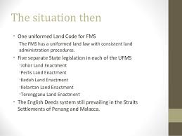 Land includes terrain of any tenure, and mines and minerals, regardless of whether held in addition to the surface, complexes or elements of buildings (whether the division is horizontal, vertical or perhaps made in any other way) and also other. Land Law 1 Historical Background Of Land Law In Malaysia