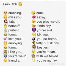 Pin By Ladyasavage1st On Insta Emoji Tbh Emoji Quotes Instagram Emoji