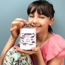 Personalised Dinosaur Money Box, Dinosaur Gift, Boy's Money Box, Girls  Money Box, Children's Birthday Gift, Purple Dinosaur, Green Dinosaur