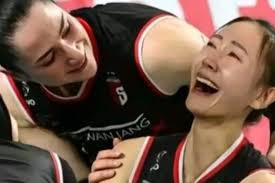 Tangis Bahagia Han Song Yi Untuk Red Sparks, Usia 40 Tahun Panutan Atlet  Voli Korea