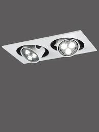 Asara 044 Adjustable Recessed Duet Led Downlighter White Downlights Ceiling Lights Kitchen Led Lighting