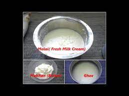 How To Make Butter Ghee From Malai Fresh Milk Cream At Home Video In Hindi Malai Making Ghee Ghee