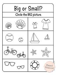 Comparing Size Big And Small Worksheets For Your Busy Preschooler Free Preschool Worksheets Preschool Math Worksheets Preschool Printables