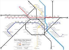 Dehli Metro Rail Network Delhi Metro Metro Map Metro Rail