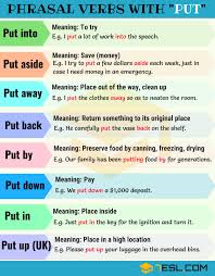 Pin On English Phrasal Verbs