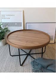 A must have for anyone who favours sleek & classic design with a modern twist. Cyrene Round Coffee Table Dia70cm