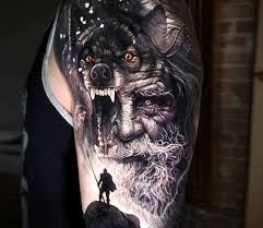 Best Black And Grey Realism Tattoo Artists In The World Odin Tattoo By Arlo Tattoos Post 24811 Viking Tattoos Mythology Tattoos Viking Warrior Tattoos